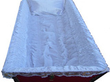 Похоронный комплект стёганный (подушка,покрывало)	